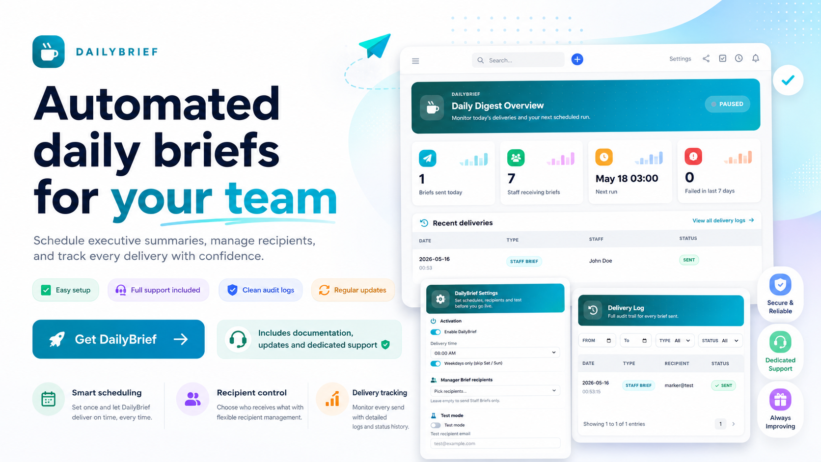 DailyBrief — Staff Daily Digest for Perfex CRM