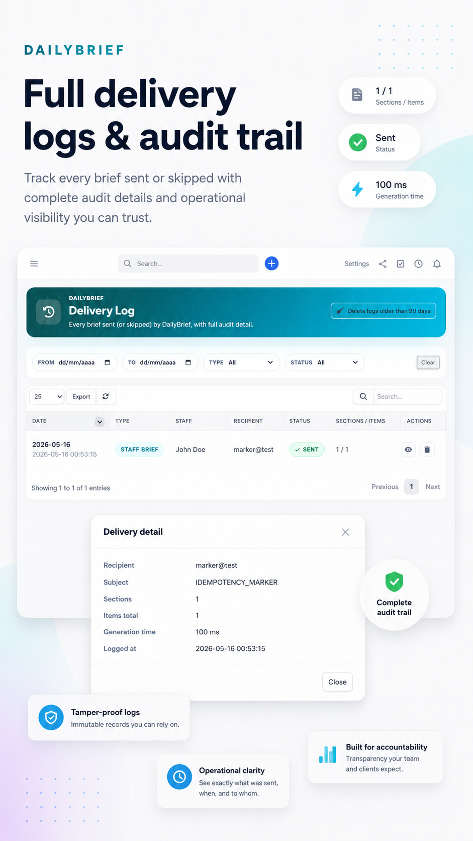 DailyBrief — Staff Daily Digest for Perfex CRM