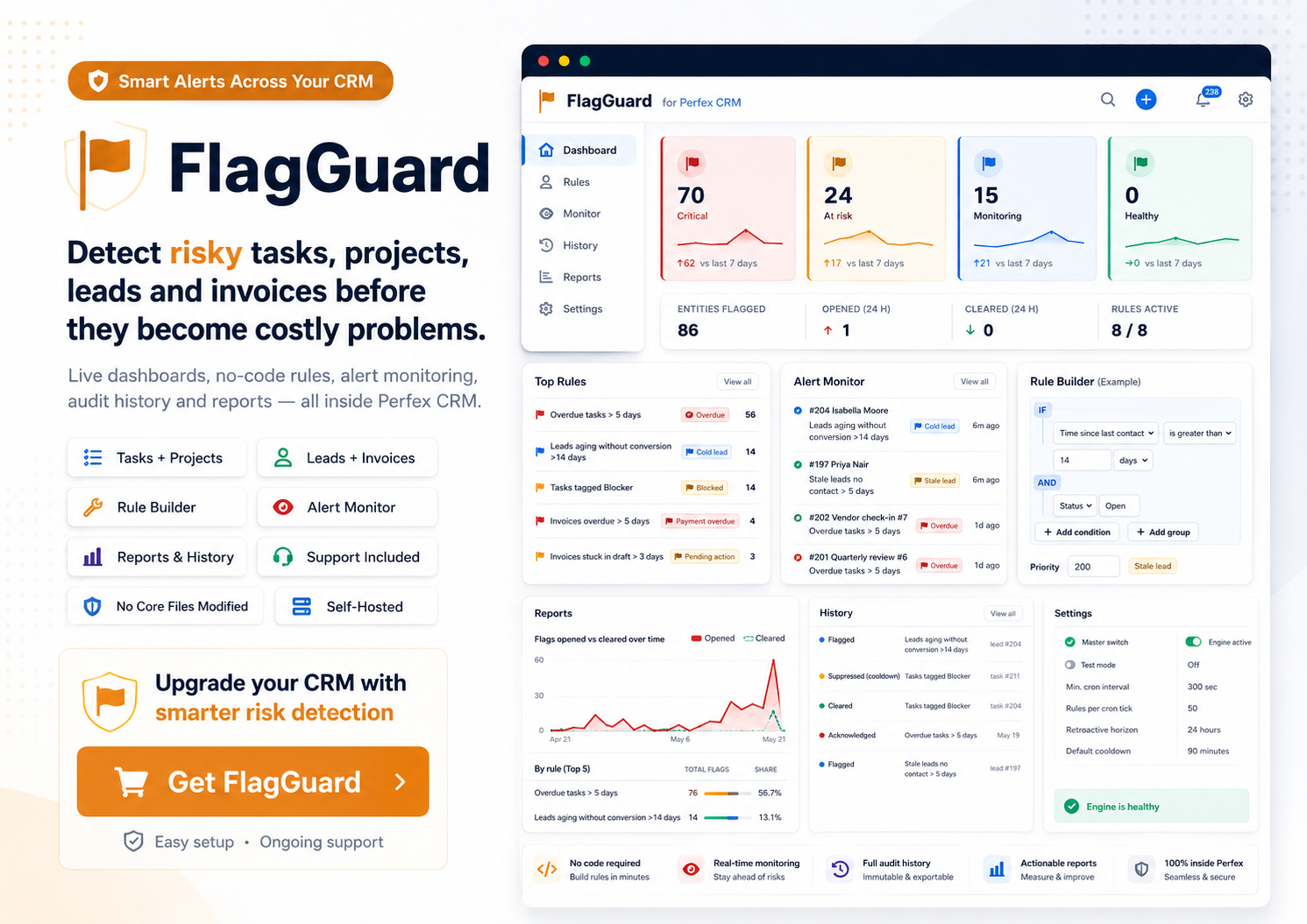 FlagGuard — Rule Engine & Smart Alerts for Perfex CRM